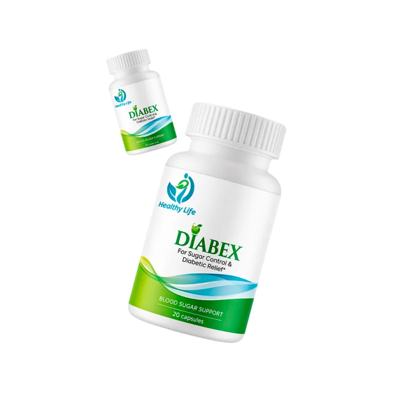 Diabex বোতলের আকার তুলনা