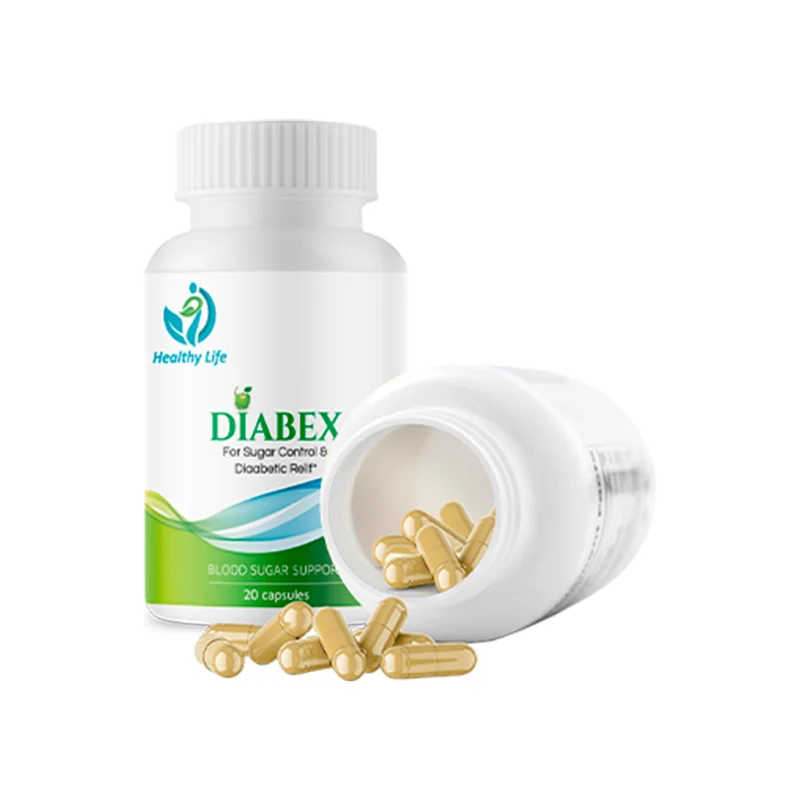 Diabex বোতল ও ভেতরের ক্যাপসুল
